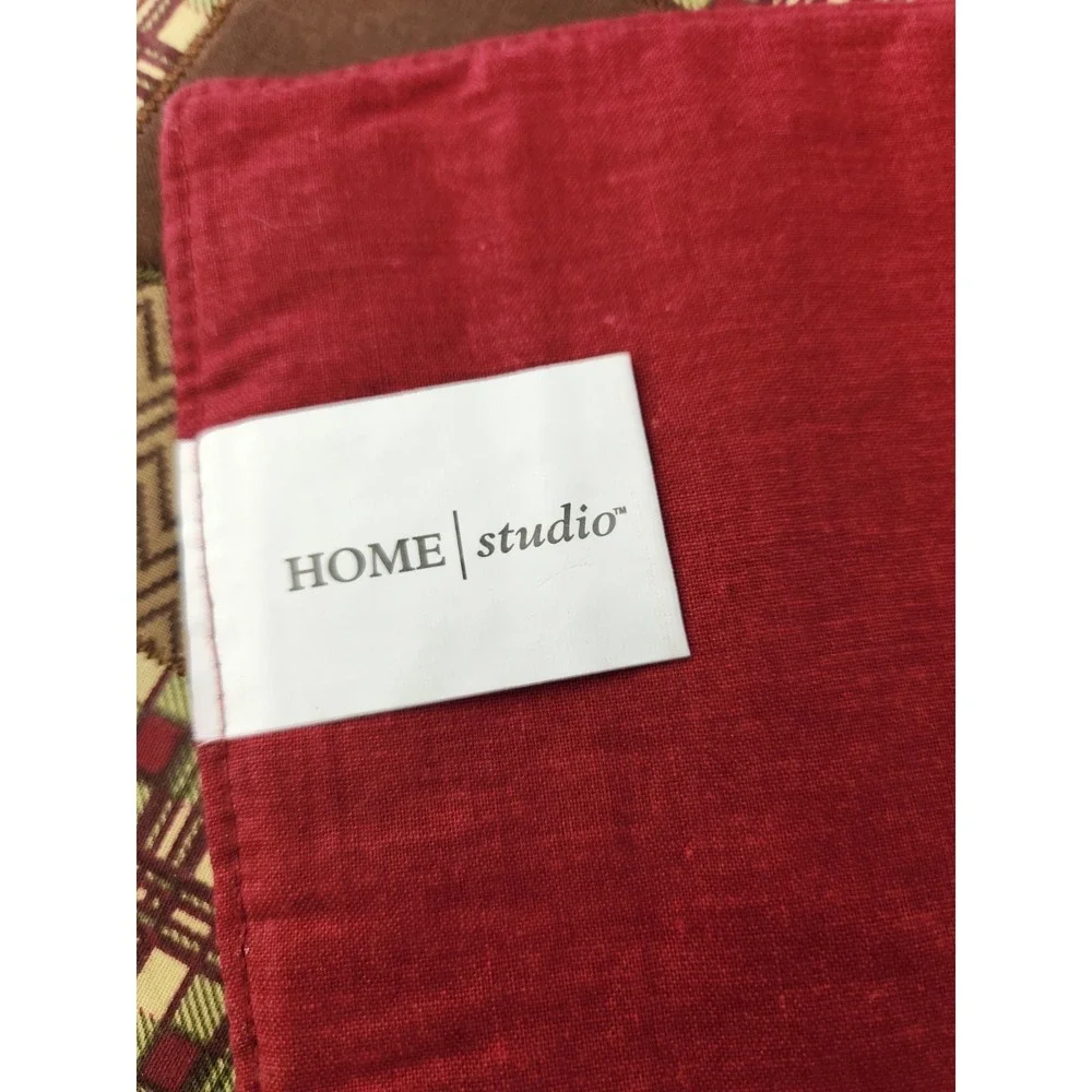Set of 4 Patchwork Embroidered Placemats Rustic Cabin Cottagecore‎ Bear Moose